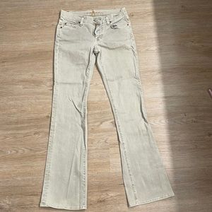 Seven for all man kind khaki colored jeans- size 27